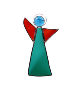 Stained glass angel