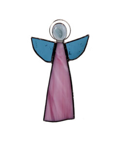 Värvilisest klaasist ingel