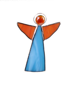 Stained glass angel