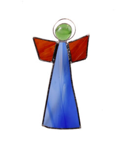Stained glass angel