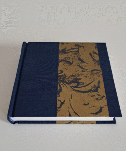 Käsitsi köidetud raamat/märkmik sinine