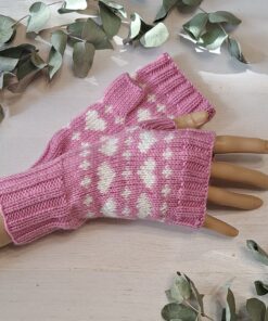 Laste roosad südametega kätised